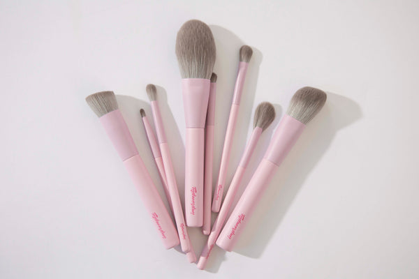 Sweet Pink Makeup Brush Set