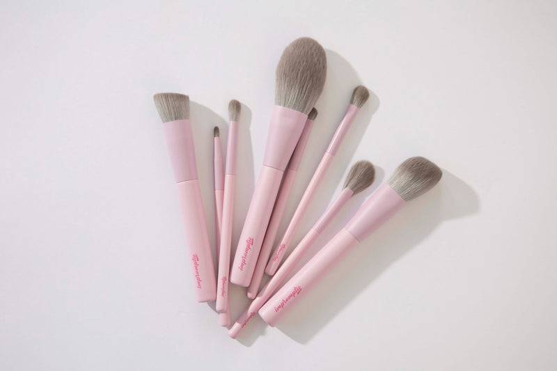 Sweet Pink Makeup Brush Set